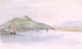 Plaats van stoppen onder Hudson, eerste uitzicht op de Catskill-bergen vanaf de Hudson-rivier, 24 juli 1846, Verenigde Staten - Michael Seymour — weergave van het kunstwerk