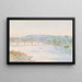 Pont en bois sur la rivière Mohawk, Schenectady, États-Unis, 20 juillet 1846 - Michael Seymour | Reproduction — ingelijst kunstwerk aan de muur