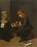 Boy drawing in front of the bust of a Roman Emperor - Michael Sweerts — artwork view