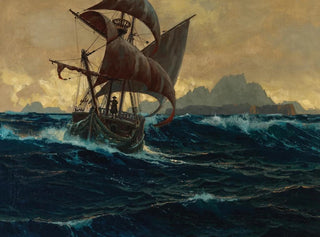 De spookschip - Michael Zeno Diemer — weergave van het kunstwerk
