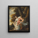 L'educatie van Cupido - Michel Dorigny — ingelijst kunstwerk aan de muur