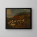 Polyphème en de vluchtende metgezellen van Odysseus - Michiel Carré — ingelijst kunstwerk aan de muur