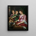 Saint Cecilia - Michiel Coxie — framed artwork on a wall