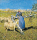 Middelgroot in de Alpen - Giovanni Segantini — weergave van het kunstwerk