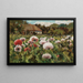 van een Bloemen Tuin met Klaprozen - Mikhail Andreevich Berkos — ingelijst kunstwerk aan de muur