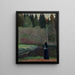 The Nightingale Sings - Mikhail Nesterov — framed artwork on a wall