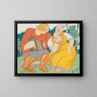 Mikhail Pelopidovich Lattry - The Accordion Player.webp