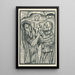 Sainte Famille - Mikuláš Galanda — ingelijst kunstwerk aan de muur