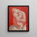 Moeder Roos Madonna - Mikuláš Galanda — ingelijst kunstwerk aan de muur