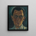 Zelfportret - Mikuláš Galanda — ingelijst kunstwerk aan de muur
