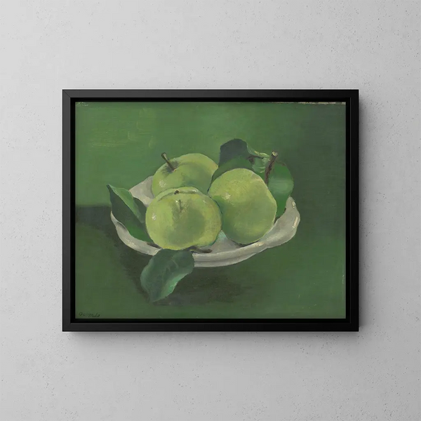 Natuurstudie met appels - Mikuláš Galanda — ingelijst kunstwerk aan de muur