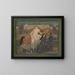 Lady Godiva - Milan Thomka Mitrovský — ingelijst kunstwerk aan de muur