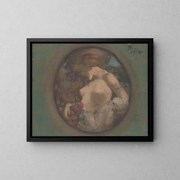 Studie voor de schilderij Nacht - Milan Thomka Mitrovský — ingelijst kunstwerk aan de muur