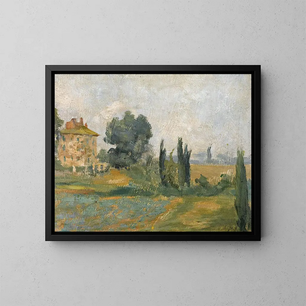 in de heuvels - Miloš Jiránek — ingelijst kunstwerk aan de muur