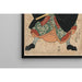 Reproductie van het schilderij Mimasu Gennosuke no Namiwa no Jirosaku - Utagawa Kuniyoshi