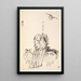 Su Wu le berger - Min Zhen — ingelijst kunstwerk aan de muur
