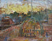 Zonsopgang in Södertälje - Mina Carlson-Bredberg — weergave van het kunstwerk