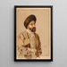 Circassian Woman in Constantinople - Miner Kilbourne Kellogg — framed artwork on a wall