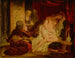 Prinses Oosterse na het bad - Miner Kilbourne Kellogg — weergave van het kunstwerk