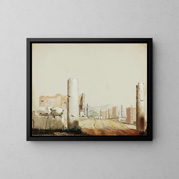 Pompeii, Italië - Miner Kilbourne Kellogg — ingelijst kunstwerk aan de muur