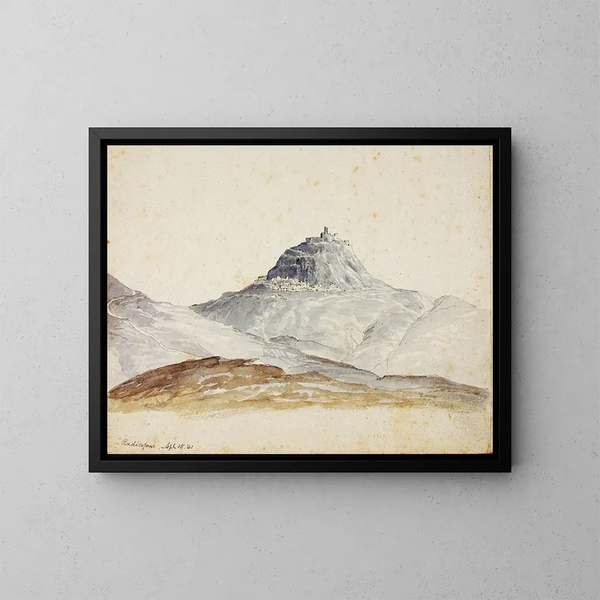 Radicofani - Miner Kilbourne Kellogg — ingelijst kunstwerk aan de muur