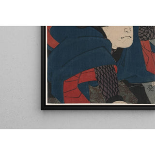 Miyamoto Musashi à Mukōjima - Utagawa Kuniyoshi | Reproduction Tableau Décoration murale affiche copie