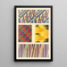 Portfolio de motifs abstraits Pl12 - Mizuki Heitaro — ingelijst kunstwerk aan de muur
