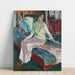 Reproductie van het schilderij van het zittende schilderij op de bank - Edvard Munch