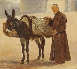 Moine avec son paquet - Frederik Christian Lund