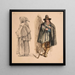 Monk and Shepherd - Jacques-Raymond Brascassat — framed artwork on a wall