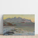 Reproductie van het schilderij Bergen. Studie van Noord-Noorwegen - Anna Boberg