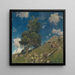 Monte Rosa and larches - Eugen Bracht — framed artwork on a wall