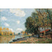 Reproductie van het schilderij Meer: De oevers van de Loing - Alfred Sisley