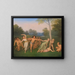 van het Seizoencyclus schilderij - Moritz August Retzsch — ingelijst kunstwerk aan de muur