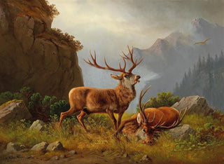 Na de strijd - Moritz Müller — weergave van het kunstwerk