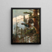 Large Capercaillie Painting - Moritz Müller — framed artwork on a wall