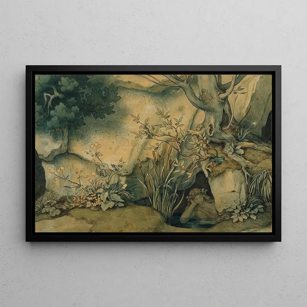 Moritz von Schwind - Die schne Melusine I Fontes Melusinae Der Brunnen der Melusina.webp