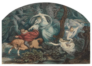 Moritz von Schwind - Ilustrace ke Goethov bsni Erlknig.webp