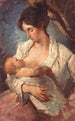 Mother Breastfeeding - Mosè Bianchi — artwork view