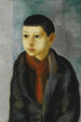 Portret van een Jonge Jongen - Moïse Kisling — weergave van het kunstwerk
