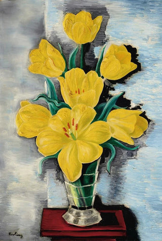 Mose Kisling - Vase de tulipes.webp