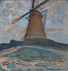 Windmolen - Piet Mondrian — weergave van het kunstwerk