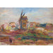 Reproductie van het schilderij Moulin sur la Colline de Montmartre - Pierre-Auguste Renoir
