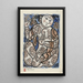 Impression - Munakata Shikō — ingelijst kunstwerk aan de muur