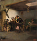 Muzikanten op reis in een taverne - Giovanni Battista Quadrone — weergave van het kunstwerk