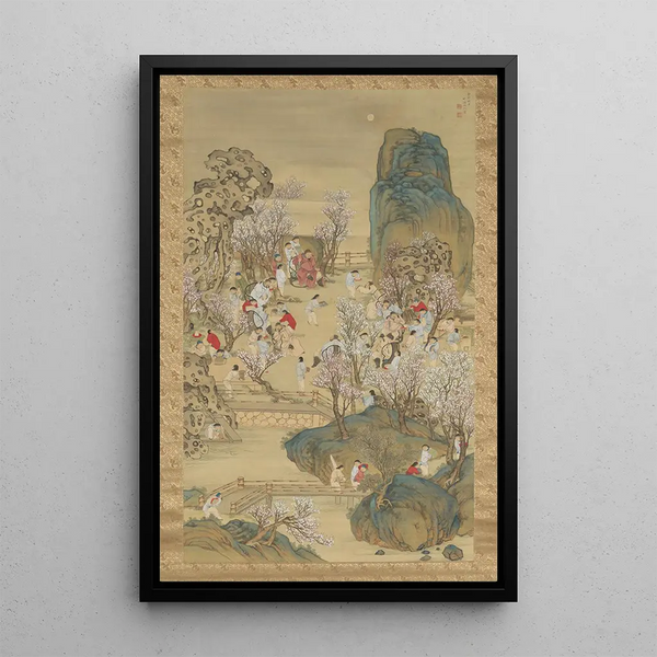 Nakabayashi Chikut - Fragrant Garden under a Hazy Moon.webp