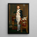 Framed art print of The Emperor Napoleon in His Study by Jacques-Louis David