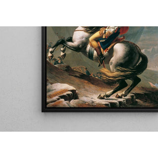 Napoléon franchissant le Grand-Saint-Bernard de Jacques-Louis David | Reproduction Tableau Décoration murale affiche copie