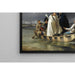 Detail of the framed art print of Napoleon Leaving Lobau