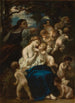 Een nimf met cupido's - Narcisse Virgile Diaz de la Peña — weergave van het kunstwerk